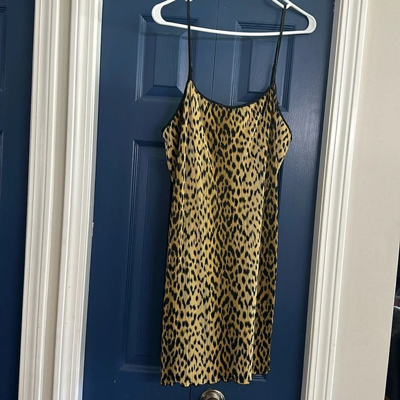 Jaclyn Smith Other - Vintage Jaclyn Smith Cheetah‎ Print Slip Dress Size L